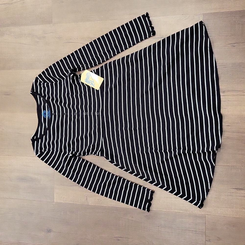 Button front ribbed dress